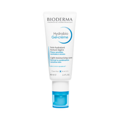 Bioderma Hydrabio Gel-Crème Soin Hydratant Texture Légère Peaux sensibles normales à mixtes