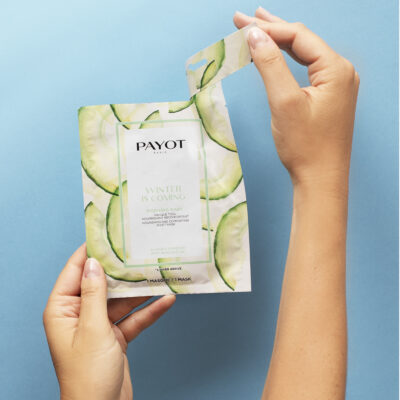 Payot Morning Mask Winter Is Coming avec mains