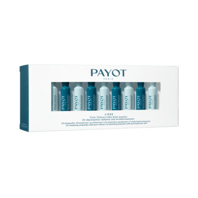 Payot gamme Lisse - Cure 10 Jours Rides Eclat Express - une cure de rétinol et acide hyaluronique.
