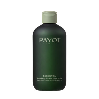 Payot Gamme Essentiel : Shampoing Doux Biome-Friendly. Shampoing respectueux du microbiome qui nettoie les cheveux et le cuir chevelu en douceur.